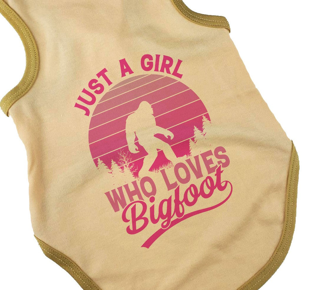 Just A Girl Who Loves Bigfoot Tee | Two Color Choices